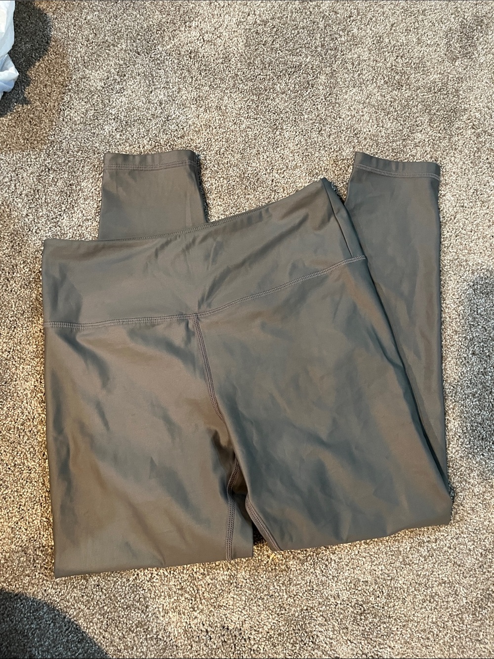 ZYIA Metallic gray leggings